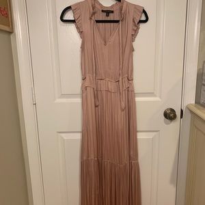 banana republic pink satin dress